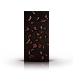 Tablette Chocolat Noir aux Ecorces d’Orange Confites & Cannelle
