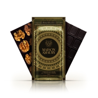 Dark Chocolate Bar With Whole Nuts