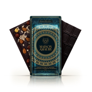 Dark Chocolate Bar With Almonds, Hazelnuts & Sunflower Seeds