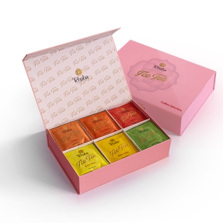 Coffret Tchaba ice tea plein 6 cases rose