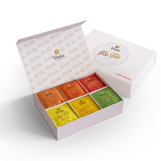 Coffret Tchaba ice tea plein 6 cases blanc
