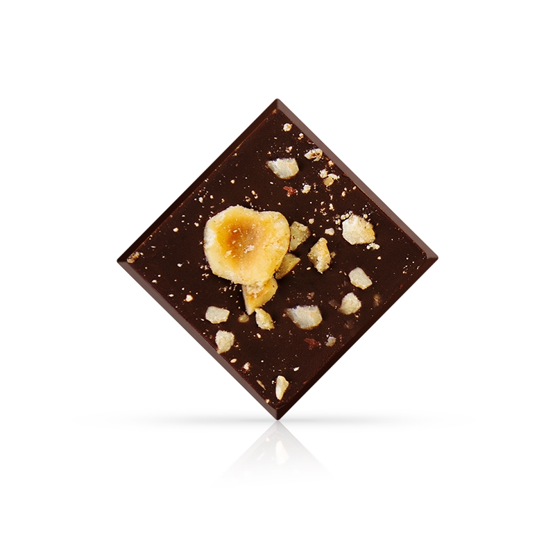 Napolitain Chocolat Noir aux noisettes, Amaury