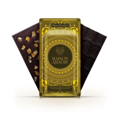 Tablette Chocolat Noir au Citron et Gingembre Confits
