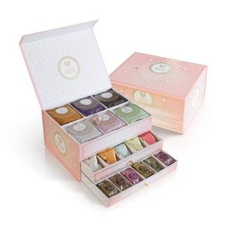 Coffret Baptême Éclat Rose