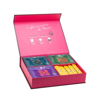 Pink Khamssa Coffees Box